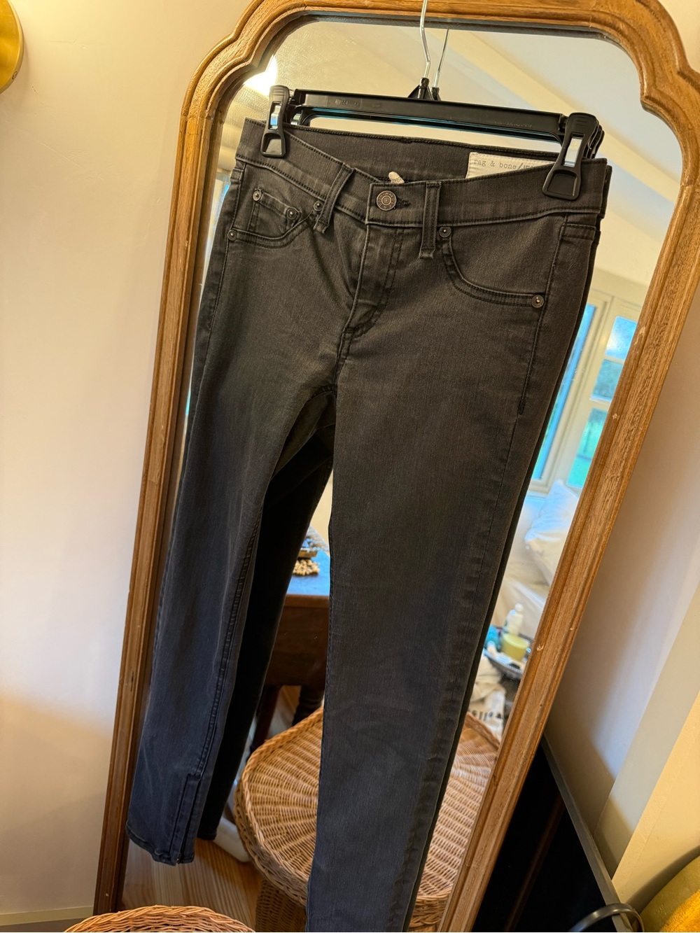 rag & bone Black Skinny Jeans